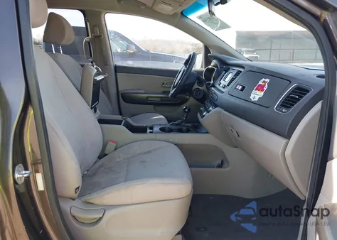 2016 Kia Sedona Lx из США, поврежденный, VIN KNDMB5C1XG6115905